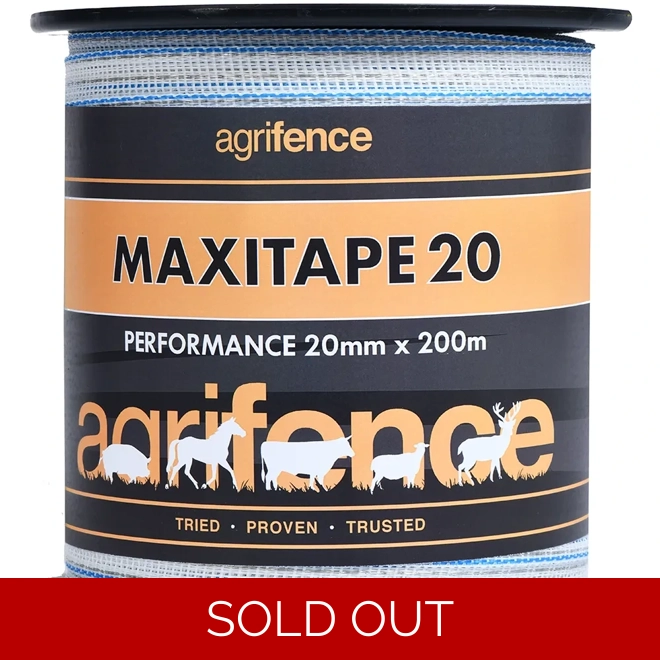 product Image for Agrifence Maxitape Performance Tape 40mm x 200m White
